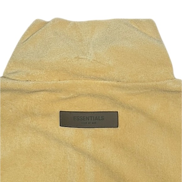 Essentials Fear Of God Men’s 3/4 Jacket Light Tusca Yellow NWT - Picture 3 of 6